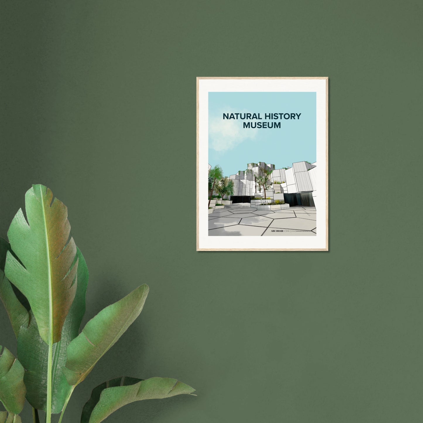 Natural History Museum Abu Dhabi Art Print | Iconic Architecture