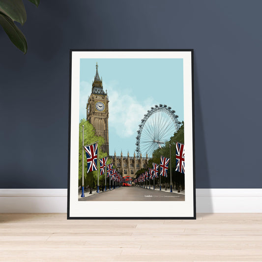 London Cityscape Poster | Big Ben