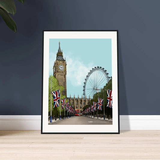 London Cityscape Poster | Big Ben