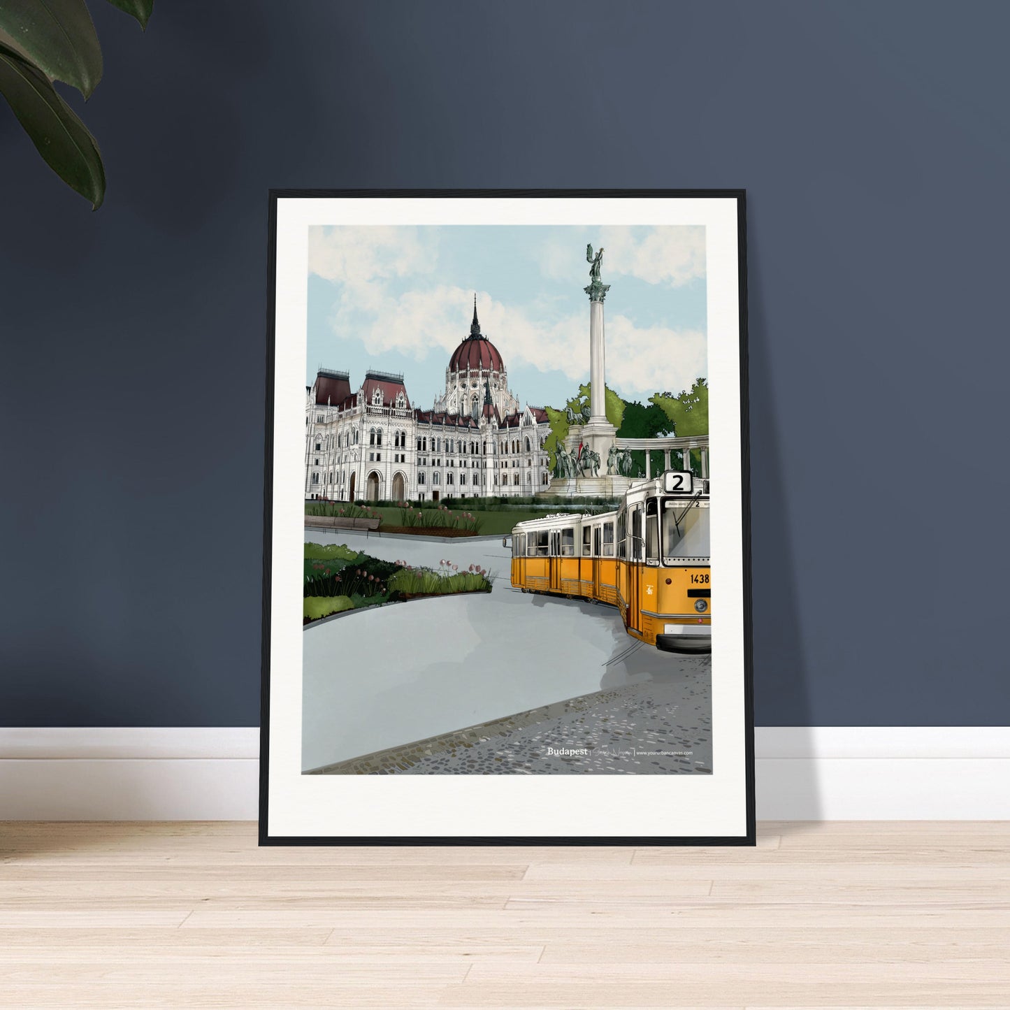 Budapest Cityscape Print | Hungarian Parliament